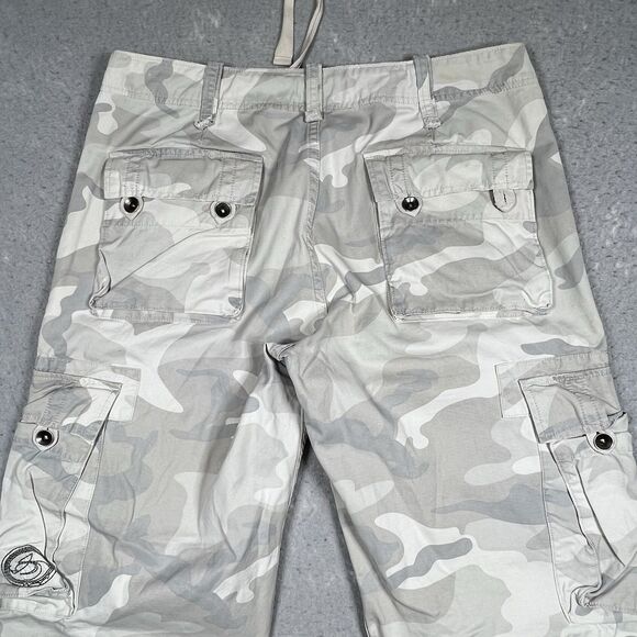 Vintage KIRRA Pants Men’s 34x32 Stone Camo Cargo Baggy Y2K Skater Grunge - Picture 8 of 14